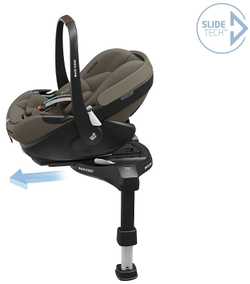 Автокресло Maxi-Cosi Pebble 360 Pro 0-13 кг с базой Family Fix 360 Prо 8052470111 Twillic Truffle/сер.беж (2024)