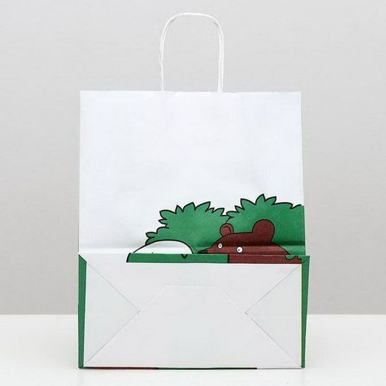 Пакет крафт "У ай мама", 22 х 12 х 27 см 6385511