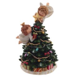 GAEM Фигурка декоративная с подсветкой "Елочка", L9 W8,5 H14 см (3 x LR44.)
