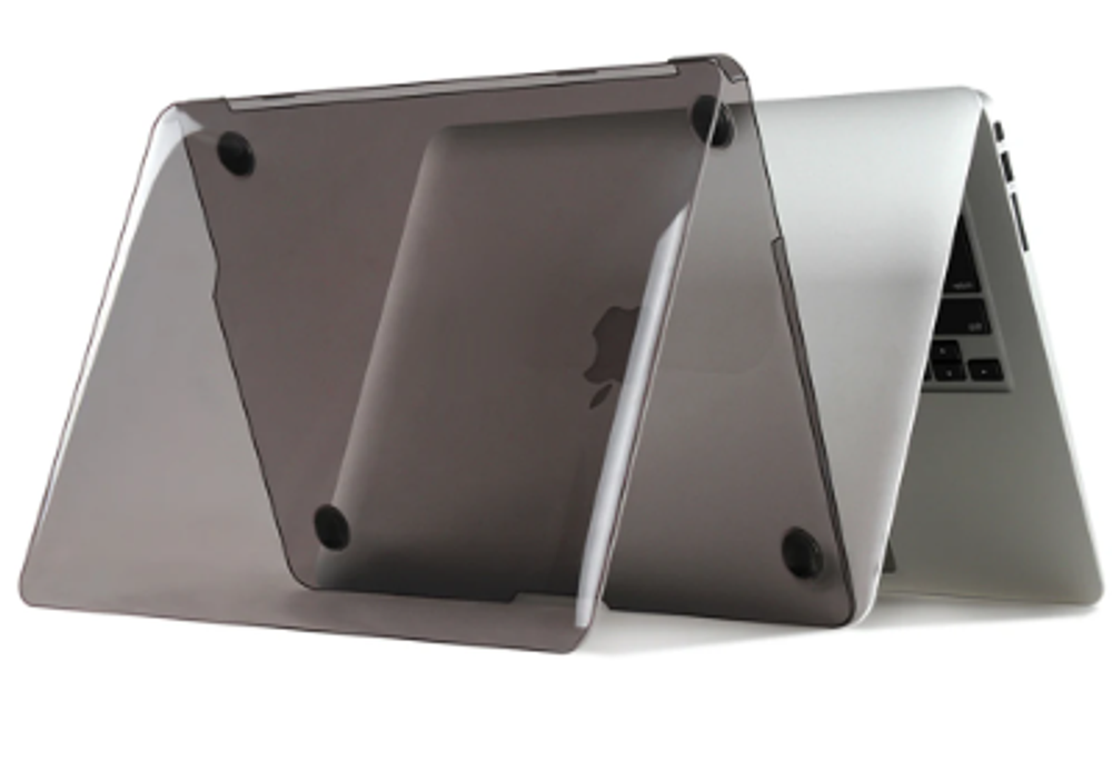 Чехол-накладка WIWU iShield Ultra Thin Hard Shell для Apple MacBook Pro 14 (2021) пластиковый (прозрачно-черный)