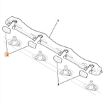 Уплотнительная крышка форсунки JCB 320/07617