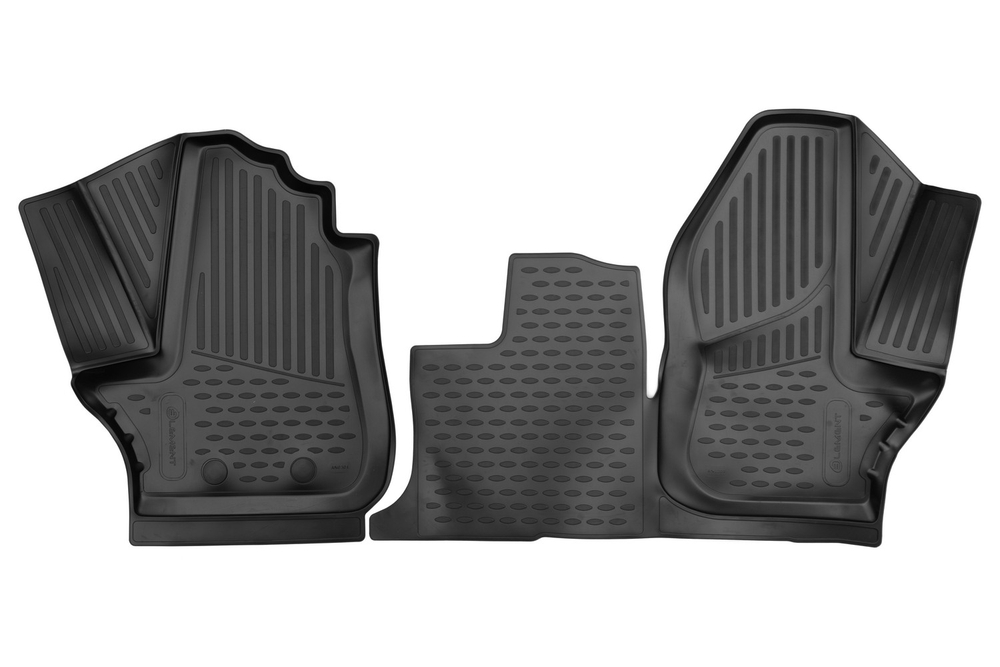 Коврики в салон для ГАЗ NN 2021- Фургон, 2шт. (полиуретан) ELEMENT3DAN0301210K.F