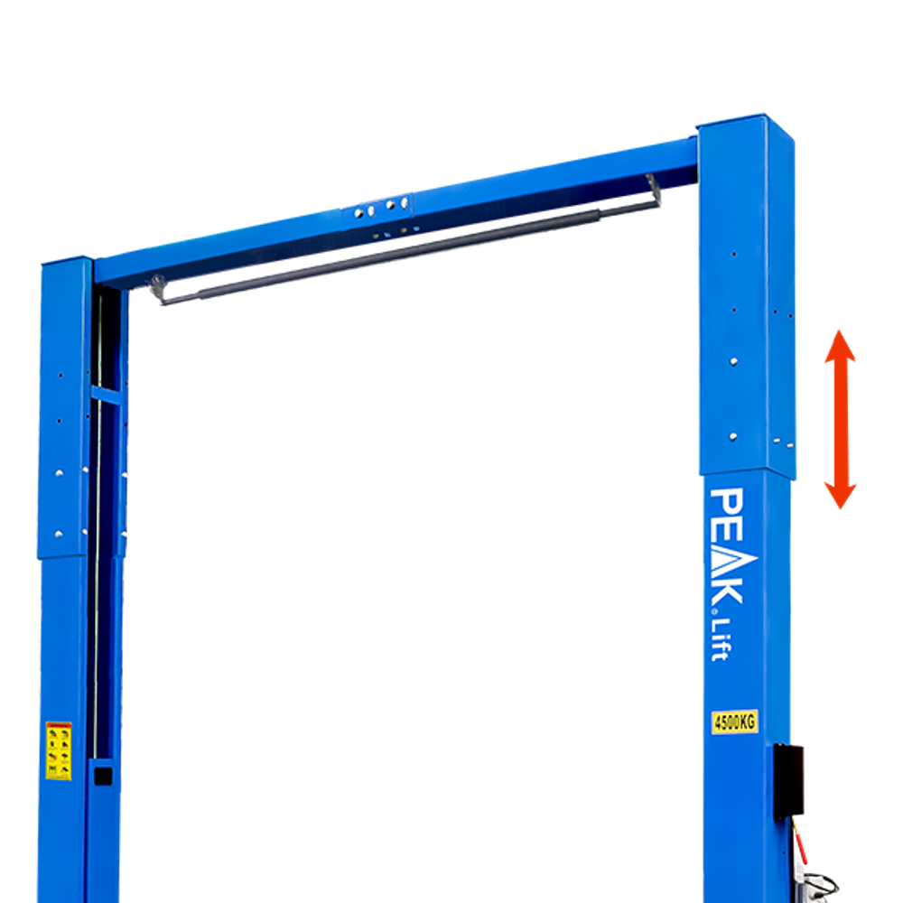 A245CHM (PEAK 210CHX) Подъемник двухстоечный, с регулируемой высотой колонны 4.5 т. (Серый)