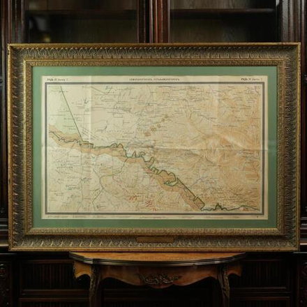 Карта Семипалатинской и Усть-Каменогорской областей