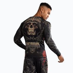 Рашгард Venum Santa Muerte 5.0 deep black/gold