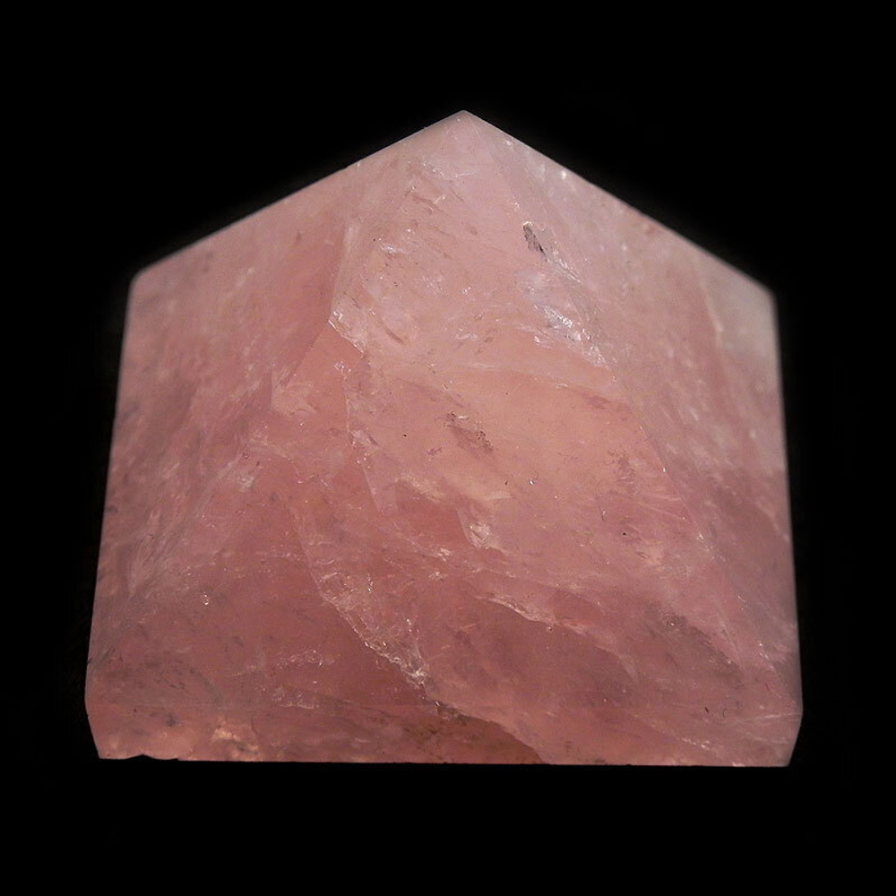 Пирамида розовый кварц асс.