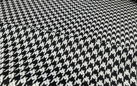 Велюр Принт гусиная лапка