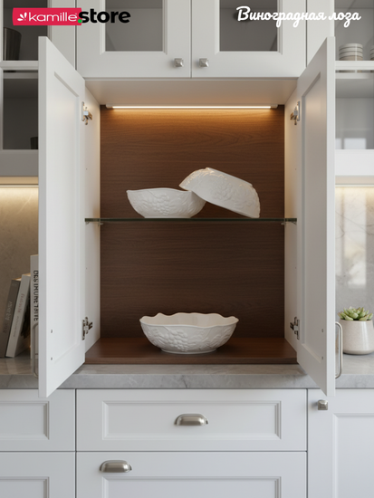 Салатник 19,5х6 см. набор 4 шт., фарфор, коллекция "Виноградная лоза"