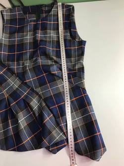 Топ Zara в клетку, маркировка S, на 44 размер