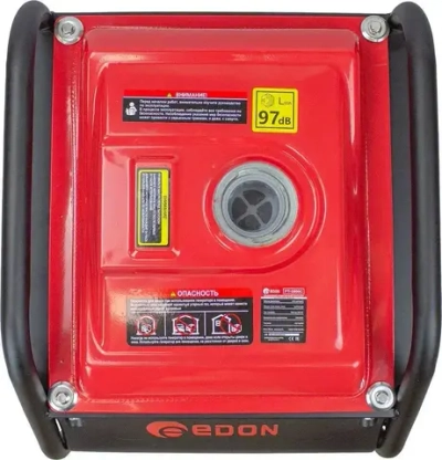 Генератор бензиновый инверторный EDON PT-3800C (3.2 кВт, 2800 об/мин, бак 8 л, 2 розетки, ручной стартер) / бензогенератор / резервный источник питания
