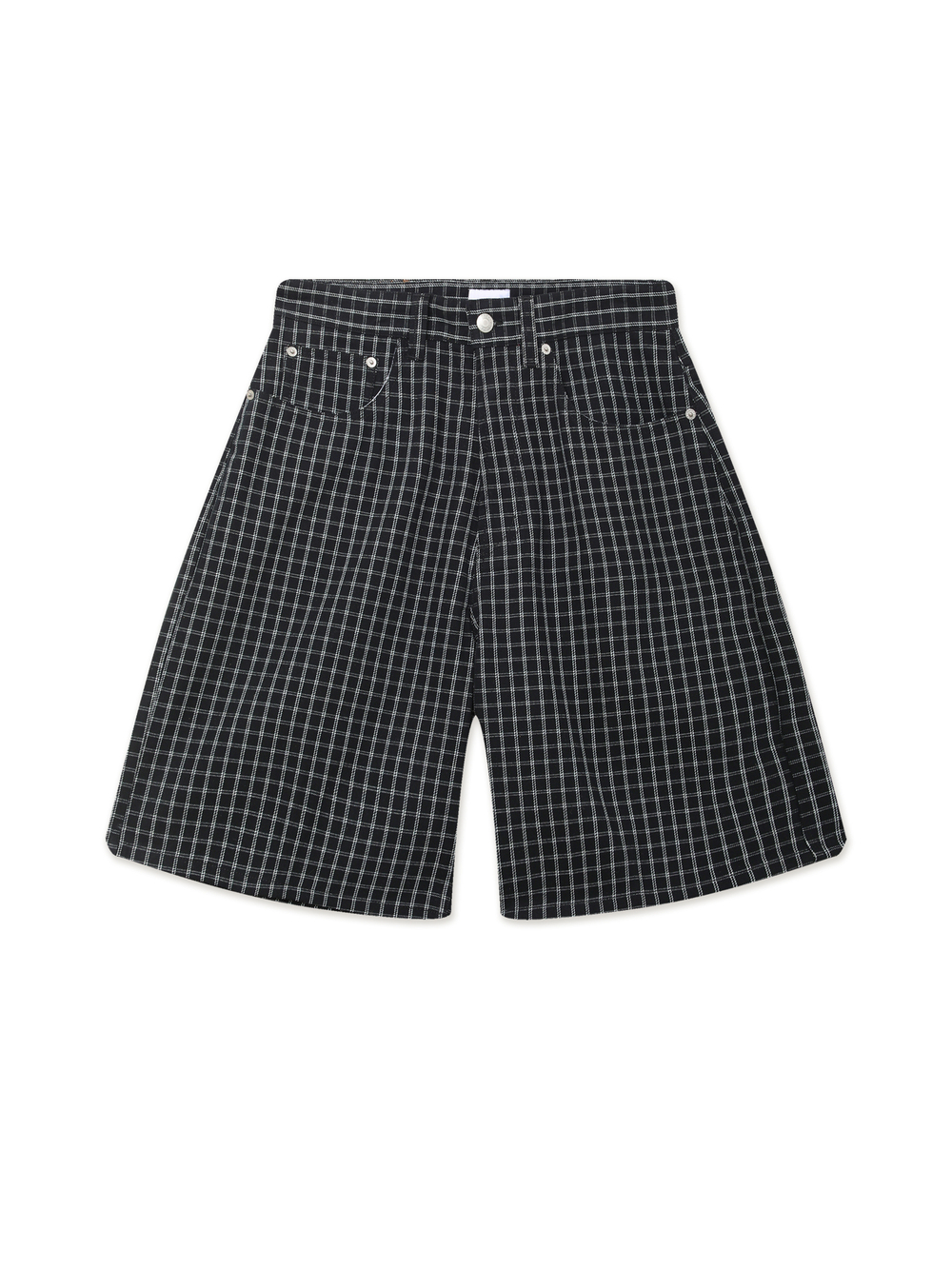 Шорты Джинсовые Plaid Baggy Denim Short