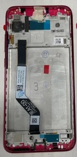 Дисплей для Xiaomi Redmi Note 7 / Note 7 Pro в сборе с тачскрином на рамке (Red)