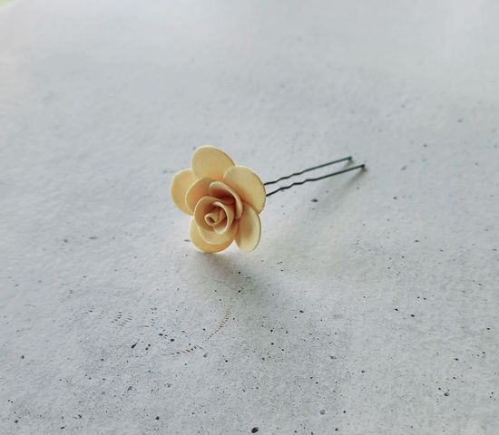 Набор шпилек "Розочки мини" латекс, 5 шт, белые