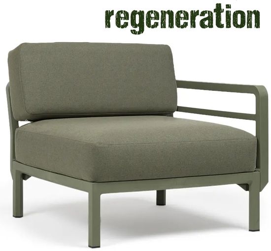 Модуль правый/левый пластиковый с подушками Maximo Elemento Terminale DX/SX