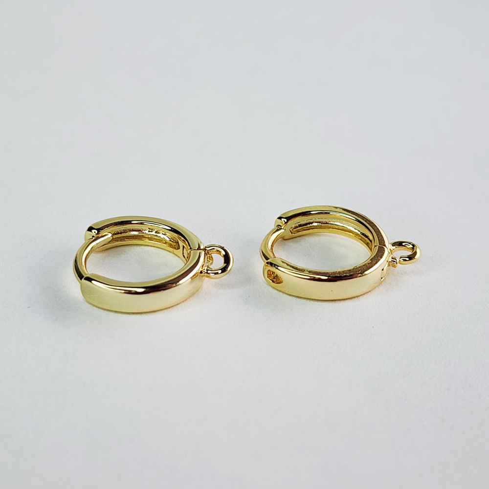 Ювелирные швензы колечки, позолота, люкс фурнитура