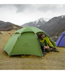 Палатка Naturehike Cloud Peak 20D Si 2-местная, алюминиевый каркас, зеленый