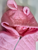 Комбинезон из плотного стеганого хлопка для девочки