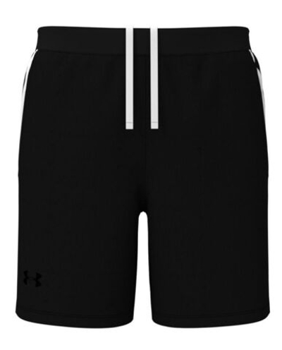 Мужские теннисные шорты Under Armour Launch SW 7" Short - black/reflective