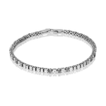 Браслет из белого золота с фианитами