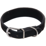 Ошейник для собак и кошек со стразами «#на стиле», цвет черный, 2см, размер S, 28*30см (лейбл)