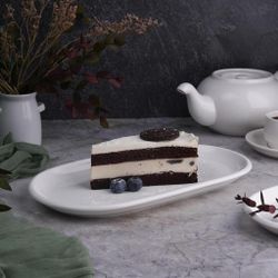 Блюдо овальное 27,5*15 см h2,3 см для подачи белое фарфор NEW P.L. Proff Cuisine [6]