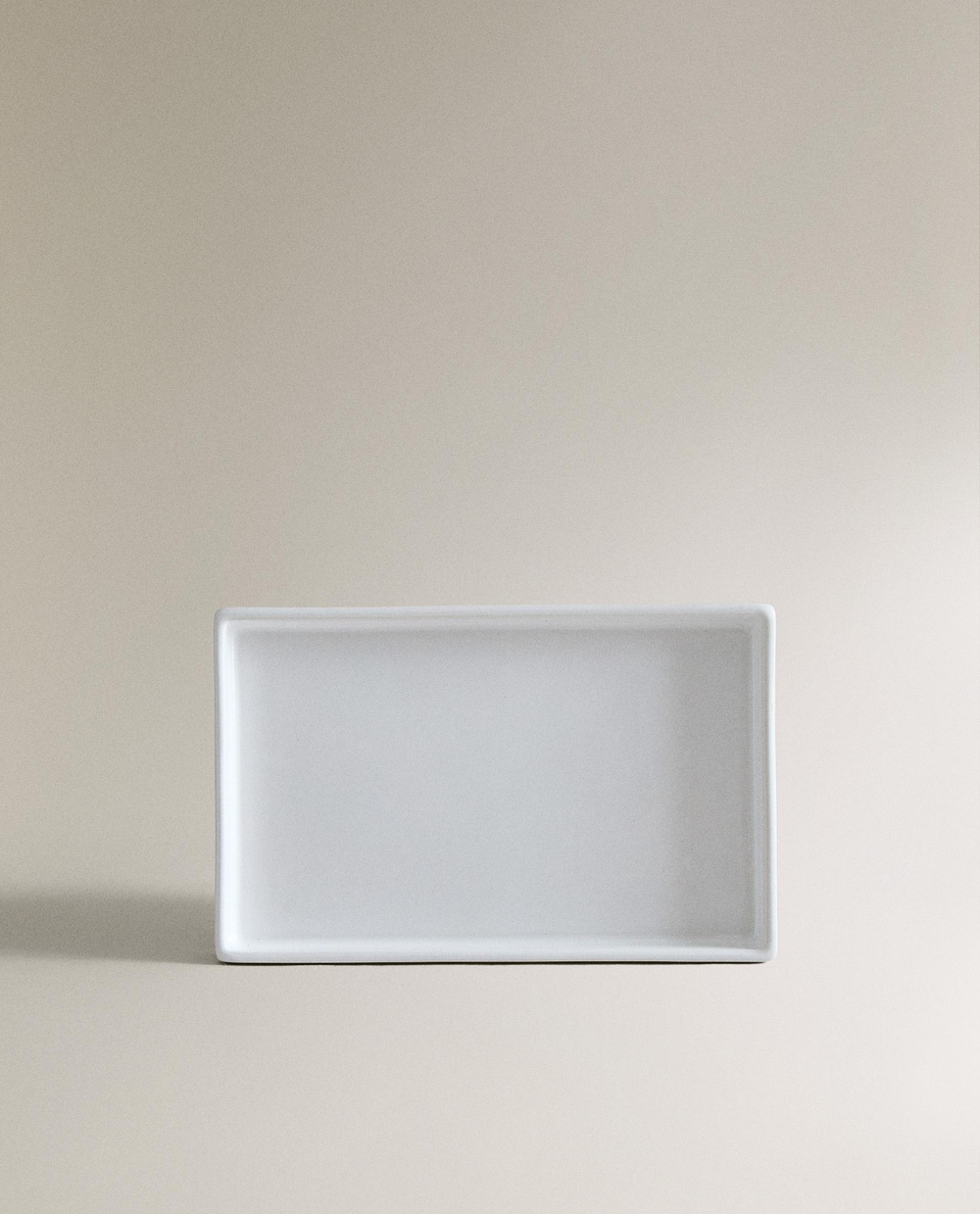 Zara Home поднос, фаянс, белый · 1576/102