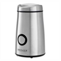 Кофемолка электрическая 250 Вт, 50 г DELTA LUX DE-2200 нержавеющая сталь