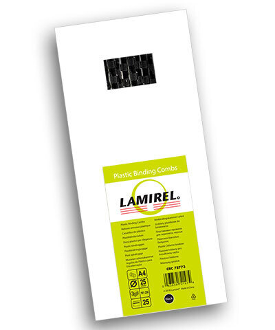 Пружина пластиковая Lamirel, 25 мм. Цвет: черный, 25 шт.