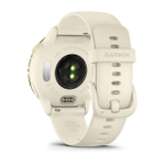 Смарт-часы Garmin Vivoactive 6, Amoled, 4 золотистый безель, белый силиконовый браслет, 010-02985-01