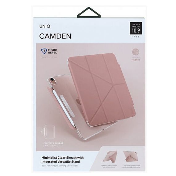 Чехол Uniq Camden для iPad Air 10.9 2020 (NPDA10.9GAR(2020)-CAMPNK) розовый