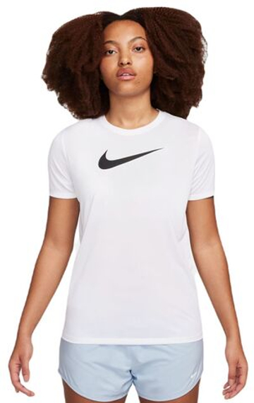 Женская теннисная футболка Nike Dri-Fit Graphic T-Shirt - белый