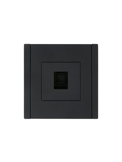 Розетка компьютерная RJ45 кат.5E FORTE&PIANO FP132 черн. IEK FP-K10-1-K02