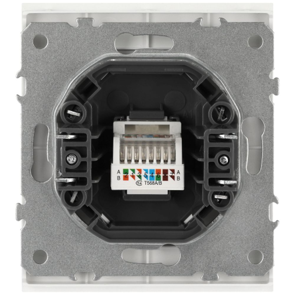 Розетка ЭРА Arktik 16-3107-01 информационная RJ45 белый