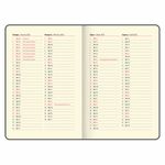 Еженедельник датированный 2025 А5 145х215 мм BRAUBERG "Augustus", под кожу, черный, 115951