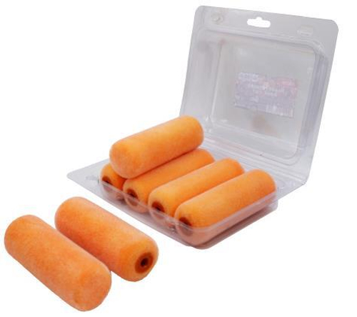 Набор  Роликов мини   флок  7шт.,  100 мм       /505-0100