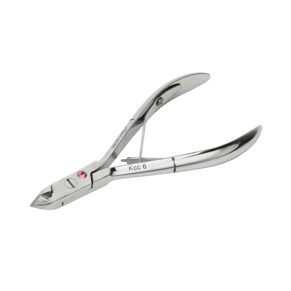 Кусачки КСС 6 для кутикулы (6мм), пологое лезвие Кристалл