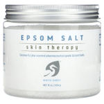 White Egret, английская соль, Skin Therapy, кокос и лайм, 454 г (16 унций)