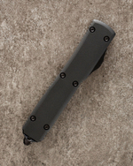 Автоматический складной нож SteelBro Ultratech T/E Black Tanto VG-10 Cryo 123-1 (черный-черный) фронталка/выкидуха