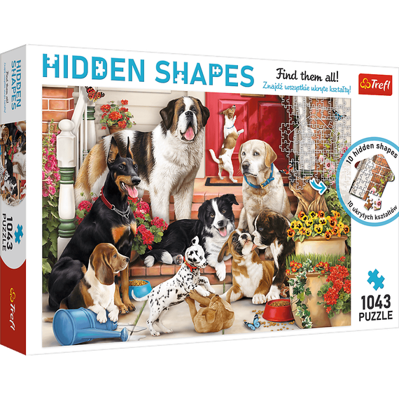 Puzzle &quot;1000 Hidden Shapes&quot;  - Doggy Fun