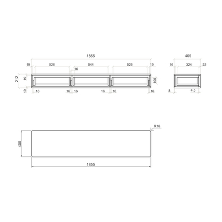 Консоль подвесная CODE VR19