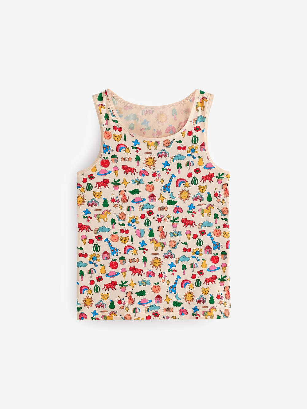 Майка для девочки Next 412-107, 3 шт., Голубой, Розовый