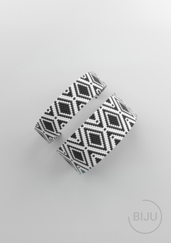 Схема PEYOTE, Схема браслета мозаичное плетение, узор из Miyuki Delica 11/0, файл PDF, №242