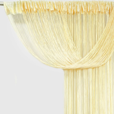 Кисея легкая однотонная - желтая, 300 х 280 см. Арт. 13 Оптом