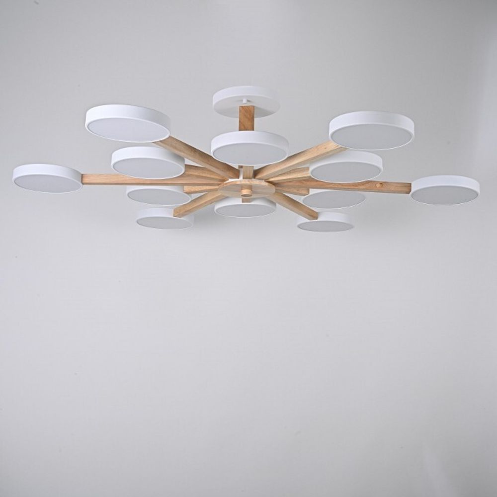 Люстра на штанге Imperiumloft TURNA White TURNA-B01