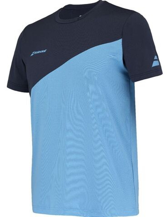 Мужская теннисная футболка Babolat Drive Crew Neck - небесный