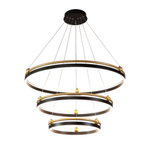 Люстра Crystal Lux FERNANDO SP158W LED BLACK/GOLD