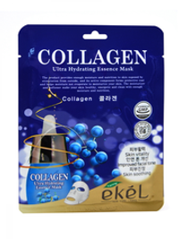 Маска для лица тканевая Коллаген EKEL Collagen Ultra Hydrating Essence Mask, 25 мл.