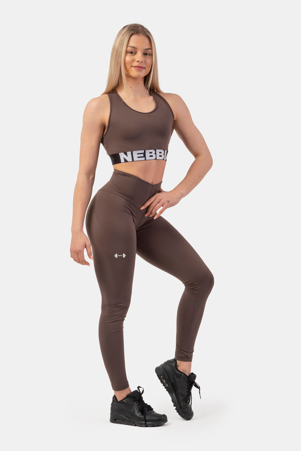 Лосины Nebbia Classic High-Waist Performance leggings 403 brown