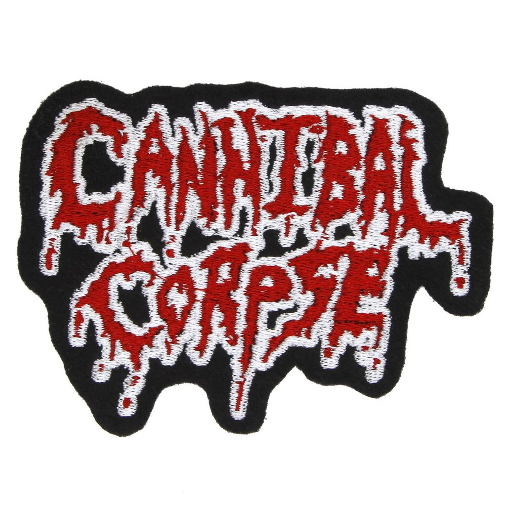 Нашивка с вышивкой группы Cannibal Corpse