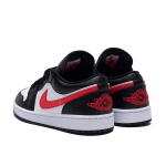 AIR JORDAN 1 LOW GS "BLACK SIREN RED"